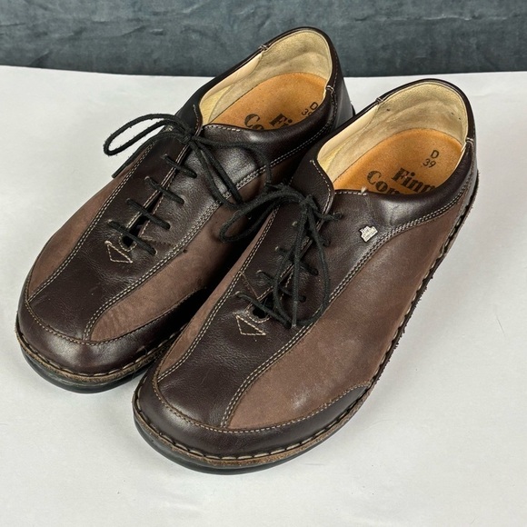 Finn Comfort Shoes - Finn Comfort Women’s Hanoi Leather Oxford in brown lightly used